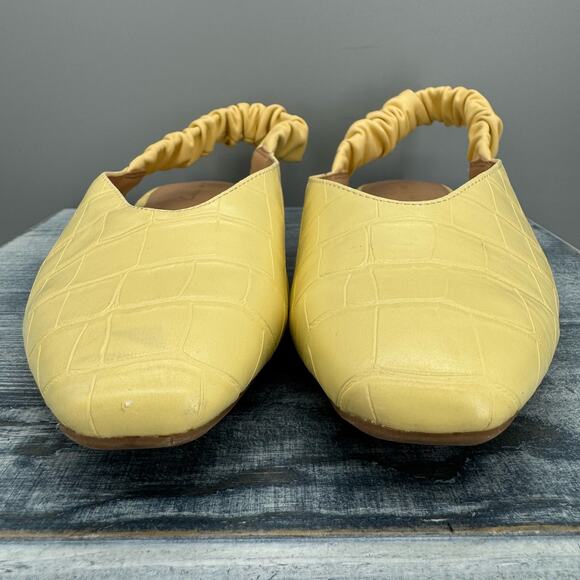 Circus NY by Sam Edelman Women’s Omina Slingback Flats Yellow Size 7M - Picture 3 of 11